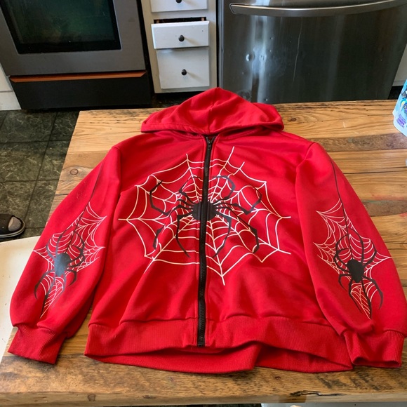 bundle of sweaters -Blue sweater, let’s watch the sunset,cozy sweater, spiderman - Picture 7 of 7